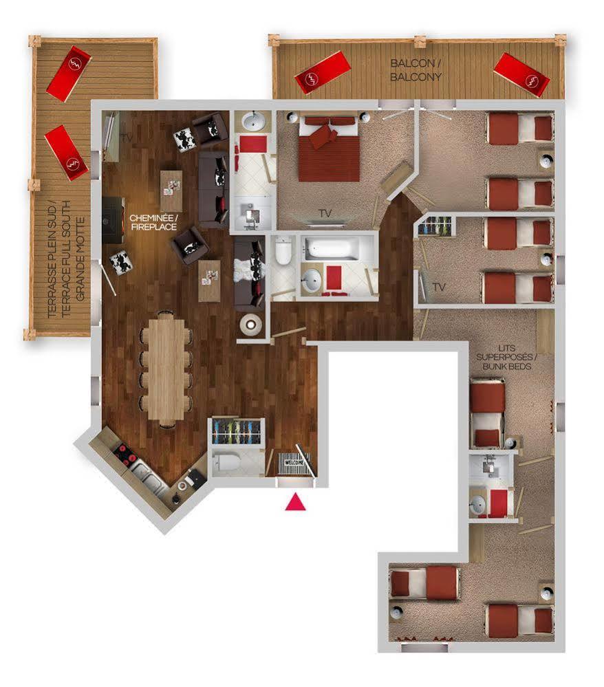 تينْيِ Chalets Montana Planton المظهر الخارجي الصورة